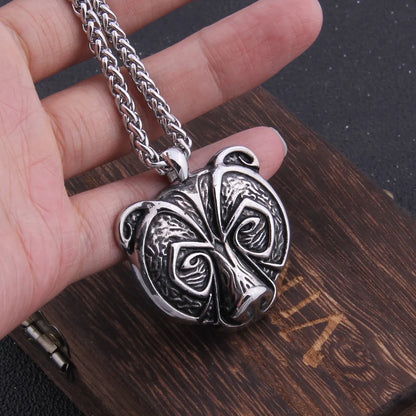Stainless Steel Viking Bear necklace