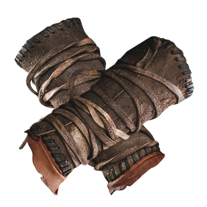 Arm Bracers Medieval Faux Leather Wrist Cuff Armband Arm Armor Cuff Punk Renaissance Accessories Arm Guards