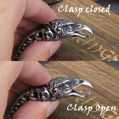Viking Wolf Bracelet Stainless Steel