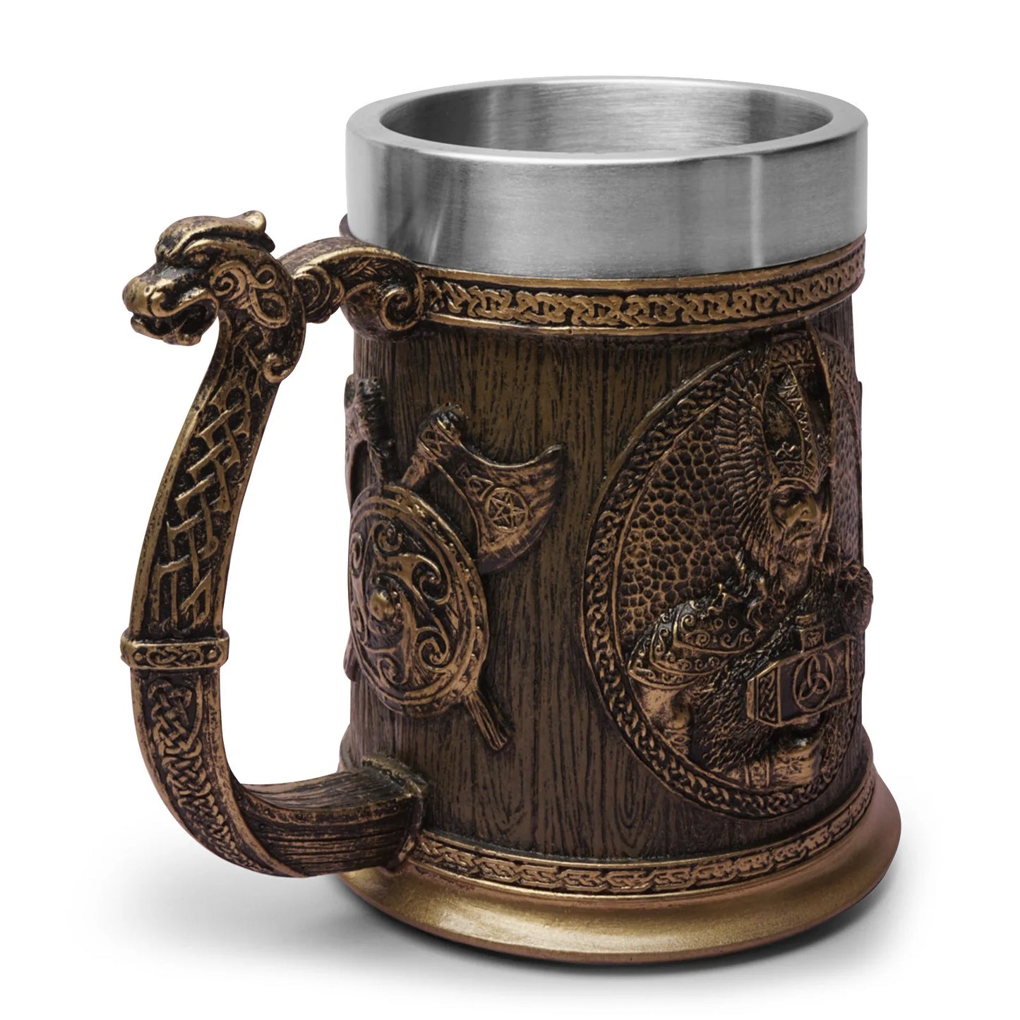 Odin and Thor Viking Beer Mug