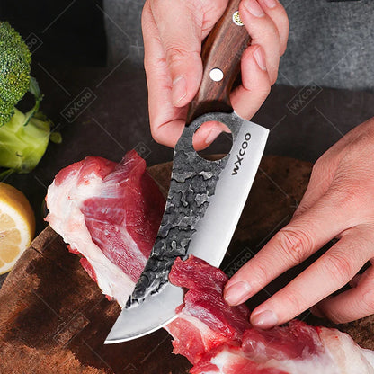 1 PC Kitchen Chef Knife Stainless Steel Multipurpose Boning Knife with Sheath Professional Cooking Knife Utility Kitchen Fish