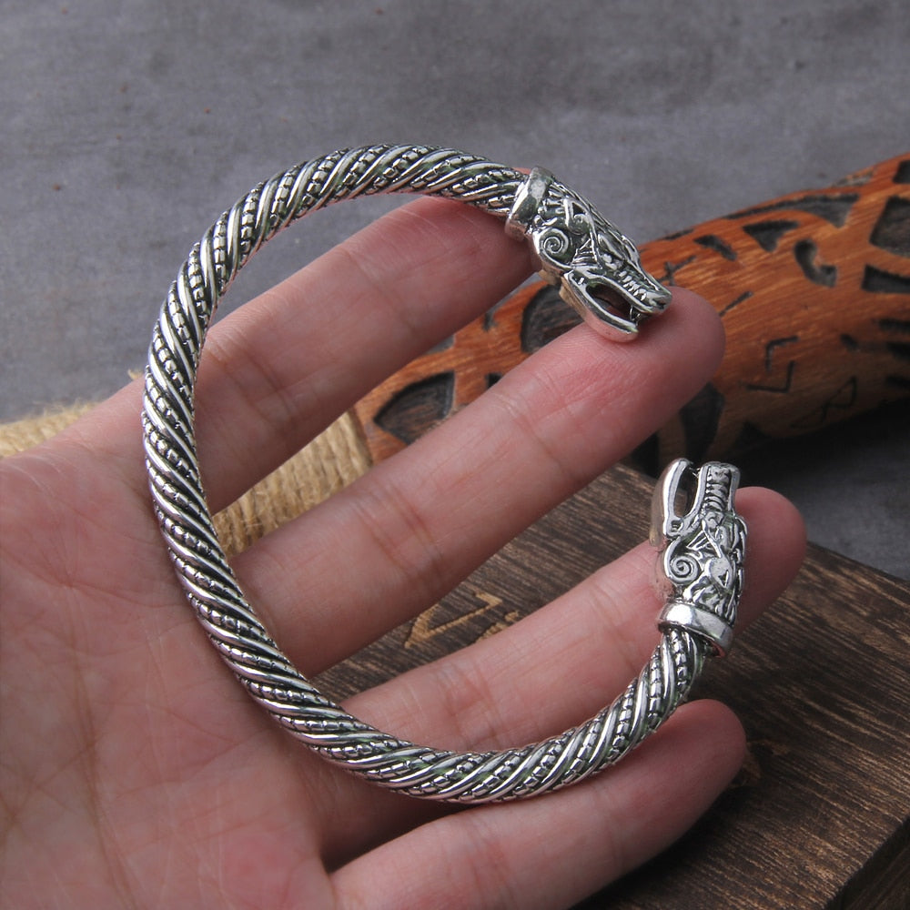 Buy Viking Silver Chain Heavy Bracelet, Men Sterling Silver Heavy Bracelet,  Valentines Day Gift, Celtic Jewelry, Celtic Mens Silver Bracelet Online in  India - Etsy