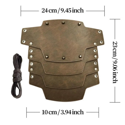 Medieval Bracers Medieval Arm Guard Bracers Cosplay Arm Bracers PU Leather Costume Bracer Viking Bracers For Historical