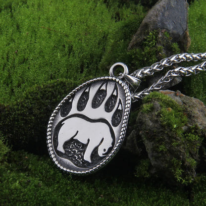 Viking Necklace Bear Claw