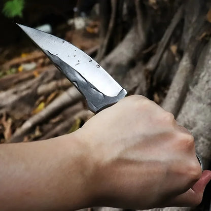 Kitchen knives, boning knife, boning knife with scabbard,  Outdoor darling, Hand-Forged Hammered Knife