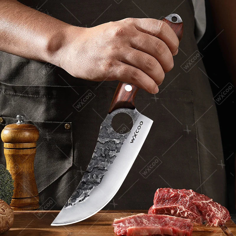 1 PC Kitchen Chef Knife Stainless Steel Multipurpose Boning Knife with Sheath Professional Cooking Knife Utility Kitchen Fish