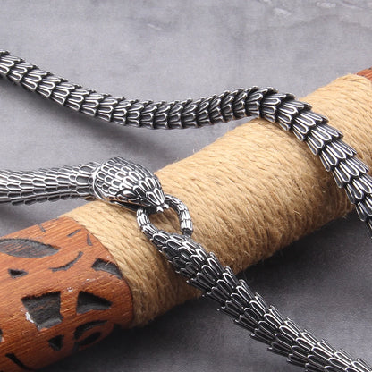 Viking Ouroboros Necklace stainless steel