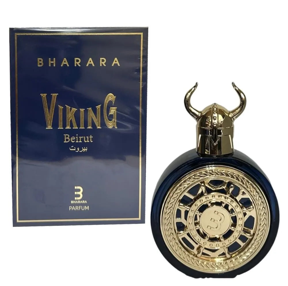 VIKING BEIRUT PARFUM 3.4FL OZ BY BHARARA for Unisex Fresh Citrus Scent with A Musk and Amber Base, Long Lasting EDP Spray