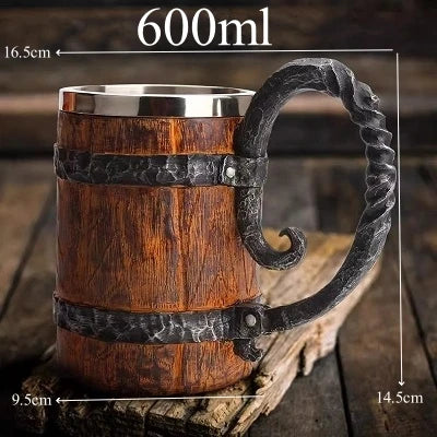 Viking Skull Mug Stainless Steel