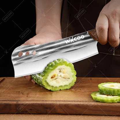 1 PC/3 PCS Stainless Steel Meat Cleaver Sharp Boning Knife Kitchen Utility Knife Handmade Forged Multipurpose Tool Wooden Handle