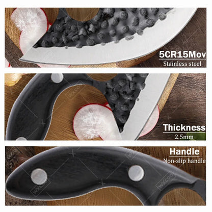 1 PC Multipurpose Kitchen Chef Knife Portable Knife Professional Outdoor Cutting Machete Fish for Kitchen Convenience