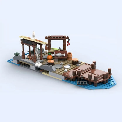 Building Blocks Viking Village Village Expansion Brick Model Set Toy 21343 Set 584 Bricks Retro rural Areas Building Blocks
