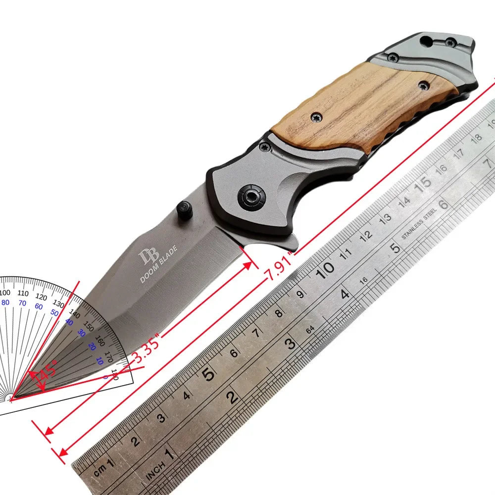 Stainless Steel Blade Tomahawk: Jungle Machete with Non-Slip Handle for Outdoor Camping & Survival