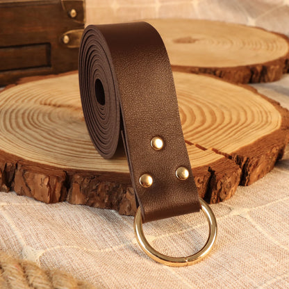 1 piece Medieval Vintage Knight PU Leather Belt Viking Warrior Style Belt Unisex Anime Accessories Belt