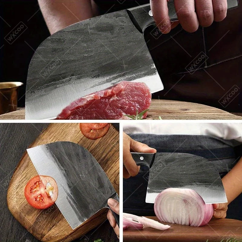 1 PC Stainless Steel Boning Knife Handmade Forged Professional Kitchen Knife Butcher Knife Meat Cleaver Vegetable Fruit Knife