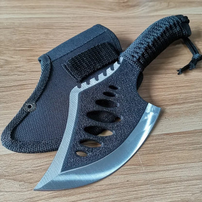 Stainless Steel Blade Tomahawk: Jungle Machete with Non-Slip Handle for Outdoor Camping & Survival
