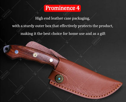 1 PC Kitchen Chef Knife Stainless Steel Multipurpose Boning Knife with Sheath Professional Cooking Knife Utility Kitchen Fish