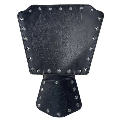 Medieval Arm Gauntlets Feather Viking Wrist And Hand Bracer Nordic Viking Style Hand Guard Costume For Playing Roles For Cosplay