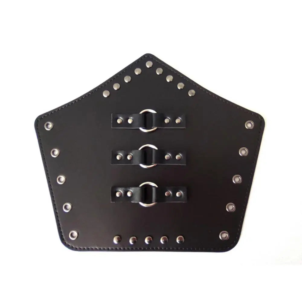 Medieval Vambrace Arm Cuff Adjustable Medieval Leather Bracers Long Style Knights Medieval Battle Arm Guard Bracers Halloween