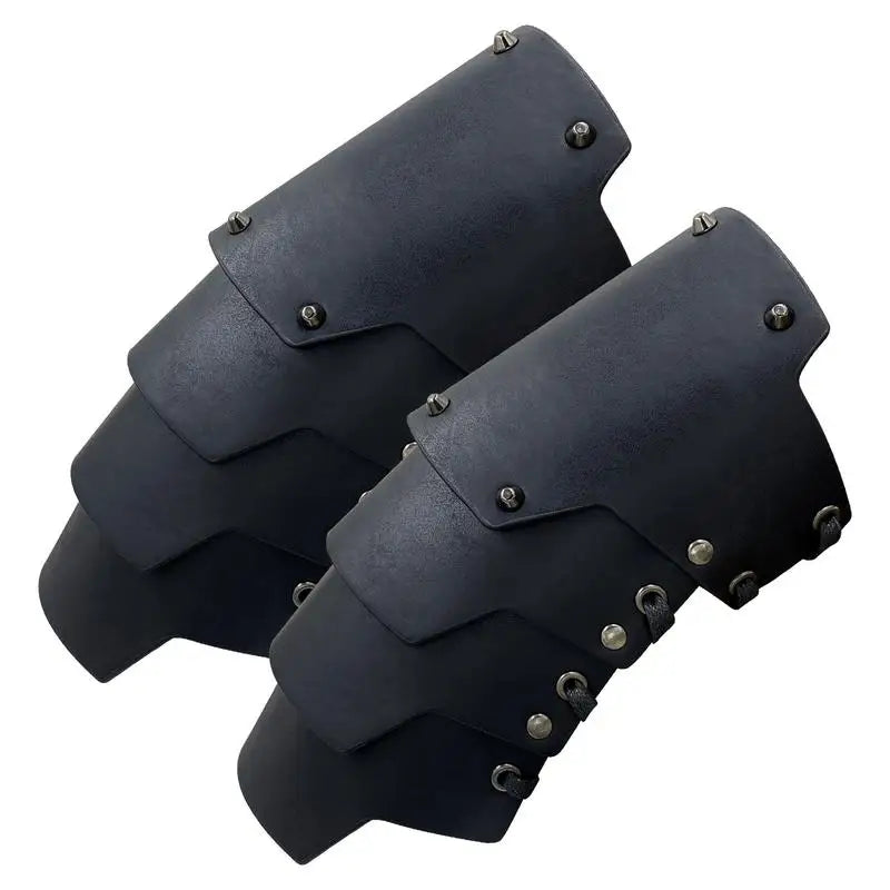Medieval Bracers Medieval Arm Guard Bracers Cosplay Arm Bracers PU Leather Costume Bracer Viking Bracers For Historical