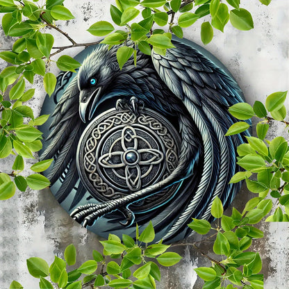 Viking-Inspired 7.8" Aluminum Metal Sign - HD Print, Waterproof \u0026 Rust-Proof for Home, Office \u0026 Coffee Shop Decor