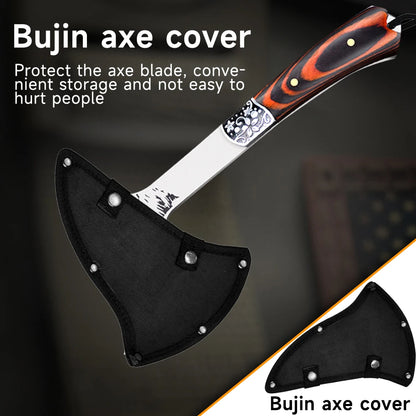 High Hardness Stainless Steel Survival Axe Multi-function Outdoor Camping Tactical Wolf-head Axe Hunting Tools Portable Tomahawk