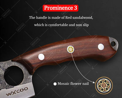 1 PC Kitchen Chef Knife Stainless Steel Multipurpose Boning Knife with Sheath Professional Cooking Knife Utility Kitchen Fish