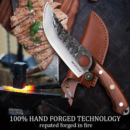 1 PC Kitchen Chef Knife Stainless Steel Multipurpose Boning Knife with Sheath Professional Cooking Knife Utility Kitchen Fish