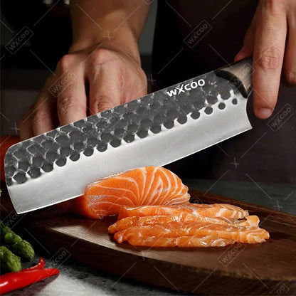 3PCS/4PCS/5PCS/6PCS Professional Utility Knife High Quality Stainless Steel Chef Knife Set Handmade Boning Knife Sharp Meat
