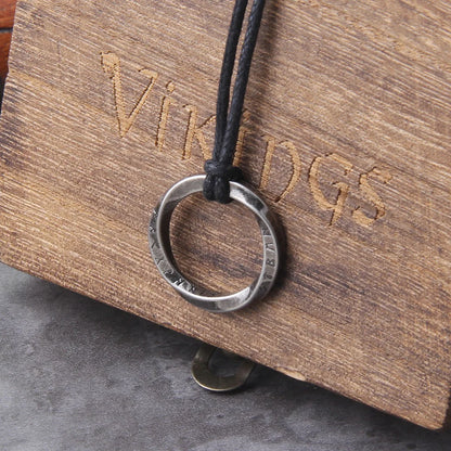Viking rune Letter Stainless Steel Necklace Stainless Steel