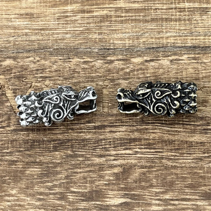 Viking Wolf Heads Beads