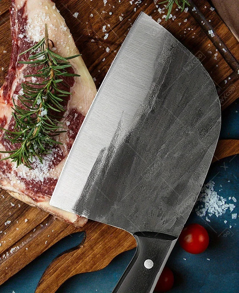 1 PC Stainless Steel Boning Knife Handmade Forged Professional Kitchen Knife Butcher Knife Meat Cleaver Vegetable Fruit Knife