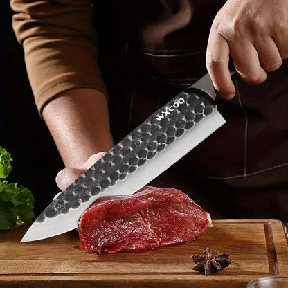 3 Pcs Stainless Steel Chef Knife Set Hand Forged Kitchen Cutters Boning Slicing Butcher Utility Paring Cleavers