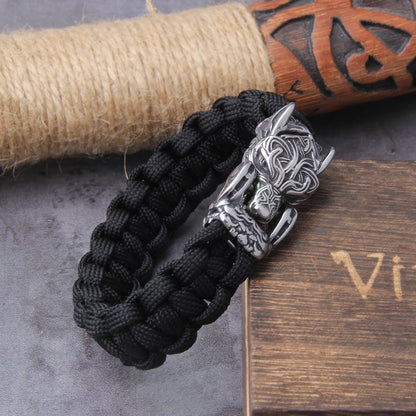 Viking Wolf Bracelet