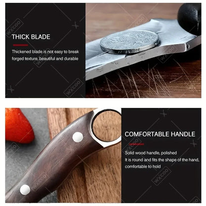 Kitchen Knife Meat Professional Stainless Steel Cleaver Boning Slicer Butcher Fruit Camping Multipurpose Sharp Knife