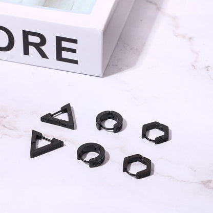 Viking Rune Embrace Earrings Stainless Steel
