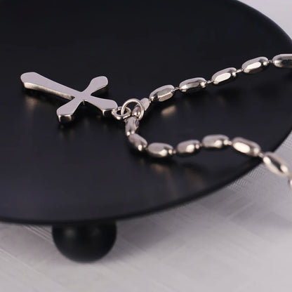 Real Pure 925 Sterling Silver Simple Cross Pendant Necklaces for Men and Women Couples Viking Christian Jewelry Ships from USA