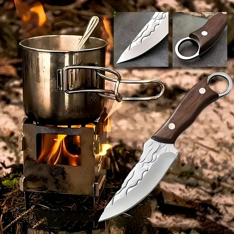 Outdoor Stainless Steel Knife Mini Sharp Pocket Knife Jungle Expedition Equipment High Hardness Survival Knife