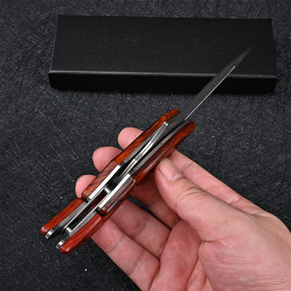 VG10 Damascus Knives Tactical Hunting Mechanical Folding Knife Fixed Blade Outdoor Camping Survival EDC Pocket Defense Tools