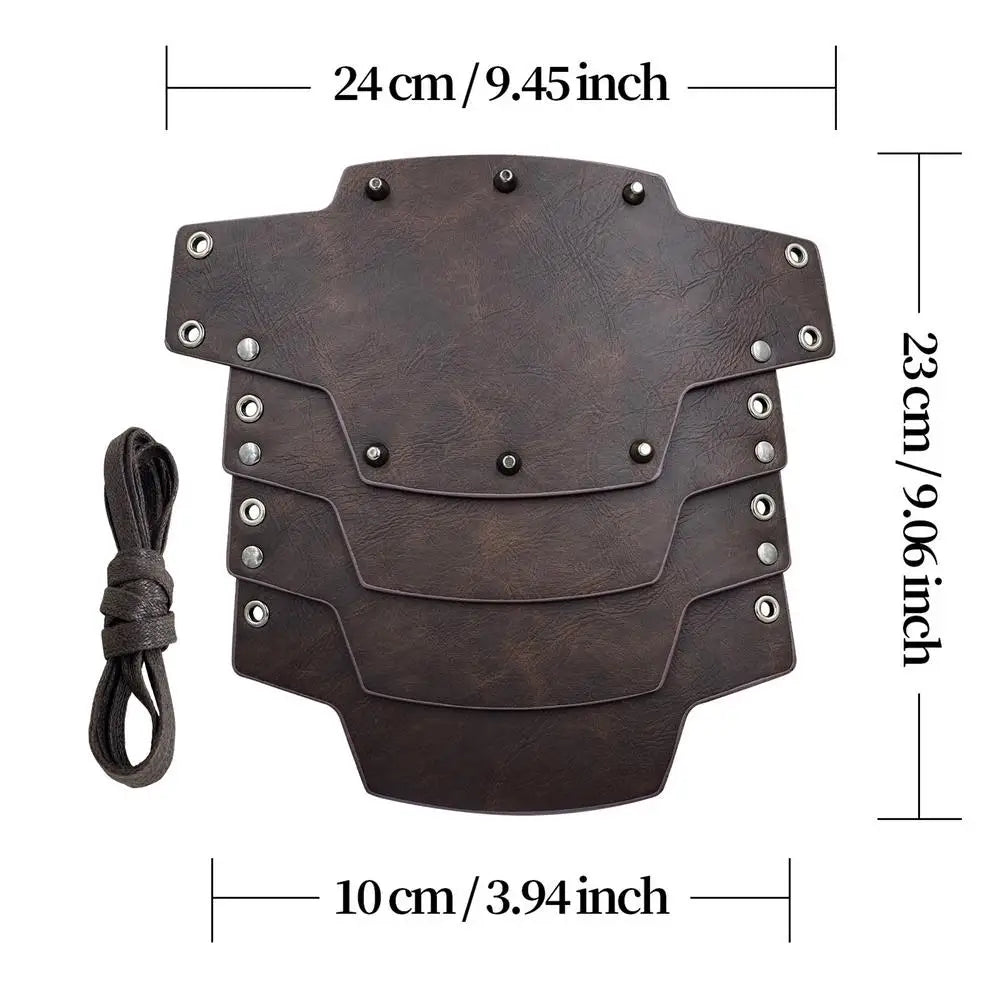 Medieval Bracers Medieval Arm Guard Bracers Cosplay Arm Bracers PU Leather Costume Bracer Viking Bracers For Historical