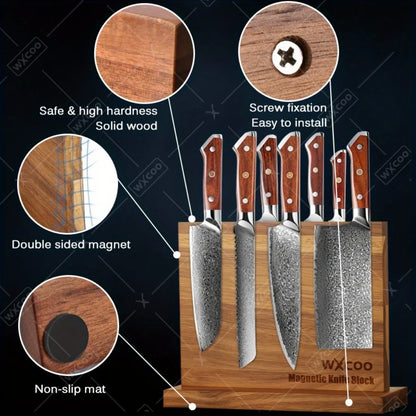 1PCS 6PCS 7PCS Professional Stainless Steel Chef Knife Set Handmade Forged Kitchen Knives Vegetable Cutting Utility Boning Fish