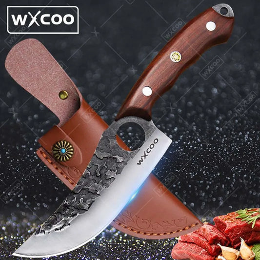 1 PC Kitchen Chef Knife Stainless Steel Multipurpose Boning Knife with Sheath Professional Cooking Knife Utility Kitchen Fish