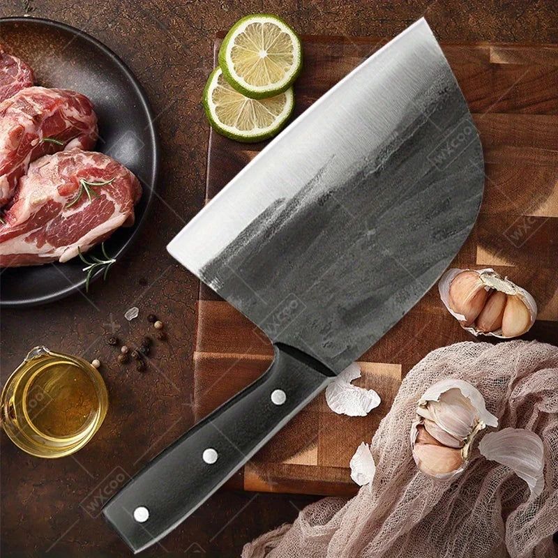 1 PC Stainless Steel Boning Knife Handmade Forged Professional Kitchen Knife Butcher Knife Meat Cleaver Vegetable Fruit Knife