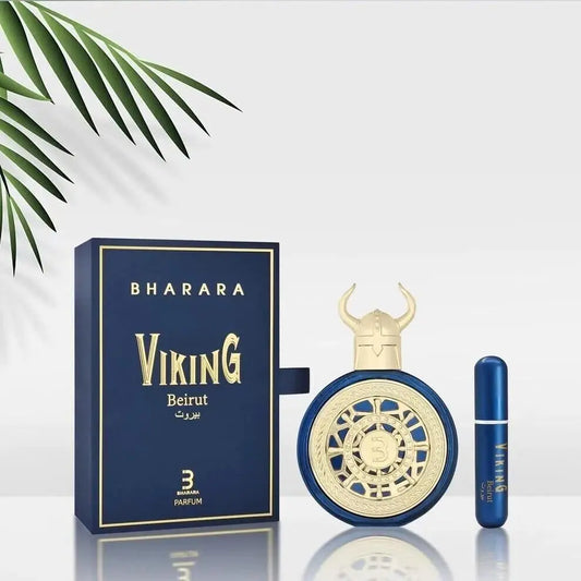 VIKING BEIRUT PARFUM 3.4FL OZ BY BHARARA for Unisex Fresh Citrus Scent with A Musk and Amber Base, Long Lasting EDP Spray