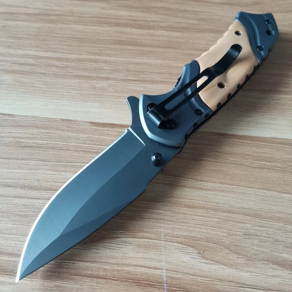 Stainless Steel Blade Tomahawk: Jungle Machete with Non-Slip Handle for Outdoor Camping & Survival
