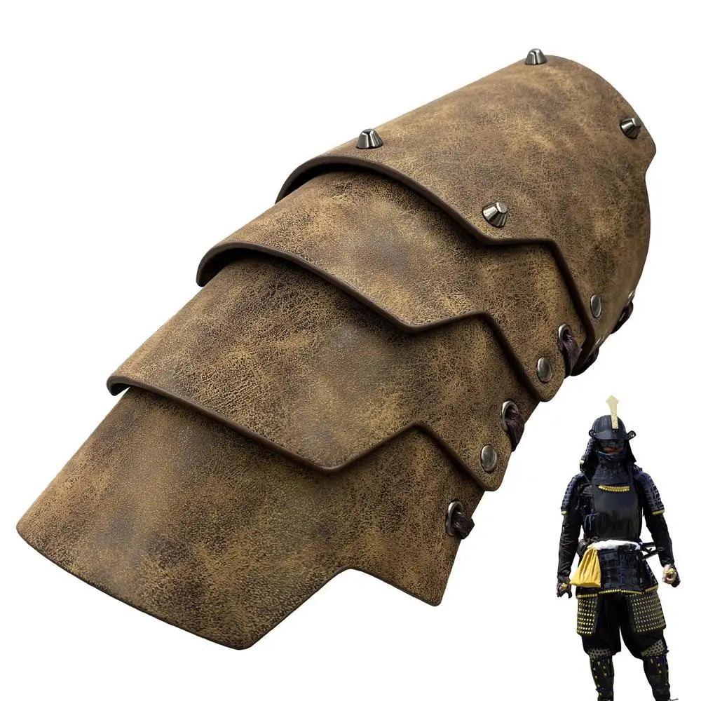 Medieval Bracers Medieval Arm Guard Bracers Cosplay Arm Bracers PU Leather Costume Bracer Viking Bracers For Historical