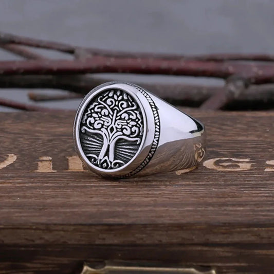 Viking Ring - Yggdrasil Tree of Life