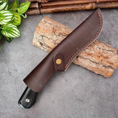 2PCS Stainless Steel Knife Handmade Forged Cleaver Boning Fish Barbecue Camping Outdoor Kitchen Knife