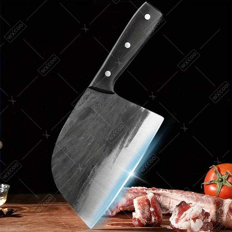 1 PC Stainless Steel Boning Knife Handmade Forged Professional Kitchen Knife Butcher Knife Meat Cleaver Vegetable Fruit Knife