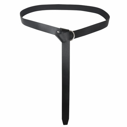 1 piece Medieval Vintage Knight PU Leather Belt Viking Warrior Style Belt Unisex Anime Accessories Belt